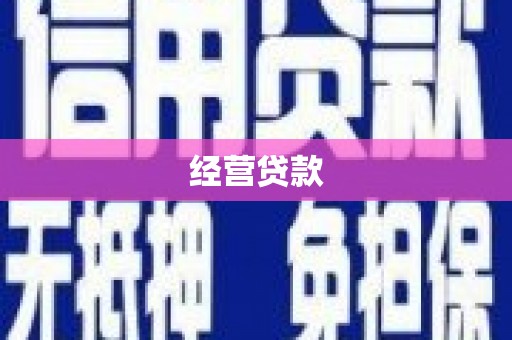 广河经营贷款