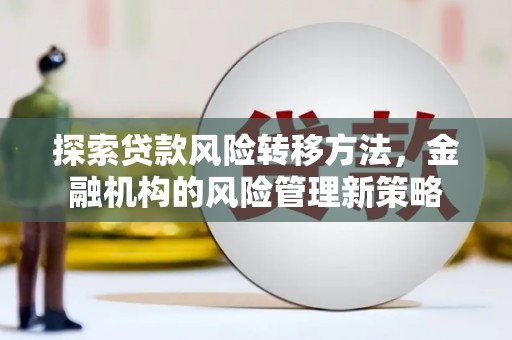 广河探索贷款风险转移方法，金融机构的风险管理新策略
