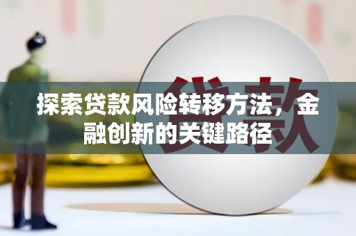 广河探索贷款风险转移方法，金融创新的关键路径