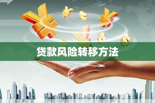广河贷款风险转移方法