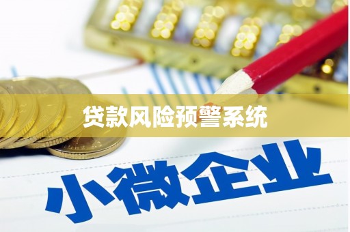 广河贷款风险预警系统