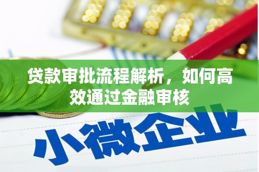 广河贷款审批流程解析，如何高效通过金融审核