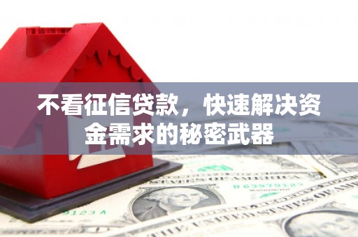 广河不看征信贷款，快速解决资金需求的秘密武器