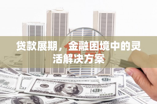 广河贷款展期，金融困境中的灵活解决方案