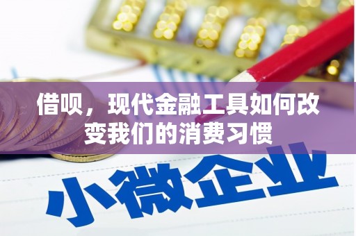 广河借呗，现代金融工具如何改变我们的消费习惯