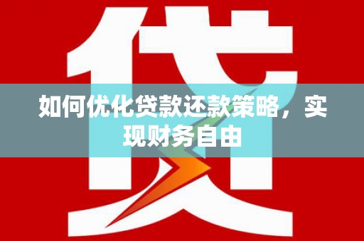 广河如何优化贷款还款策略，实现财务自由