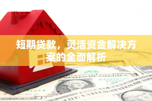 广河短期贷款，灵活资金解决方案的全面解析