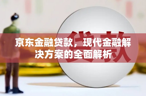广河京东金融贷款，现代金融解决方案的全面解析