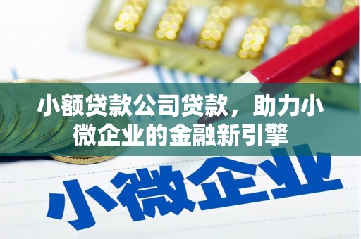 广河小额贷款公司贷款，助力小微企业的金融新引擎