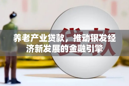 广河养老产业贷款，推动银发经济新发展的金融引擎