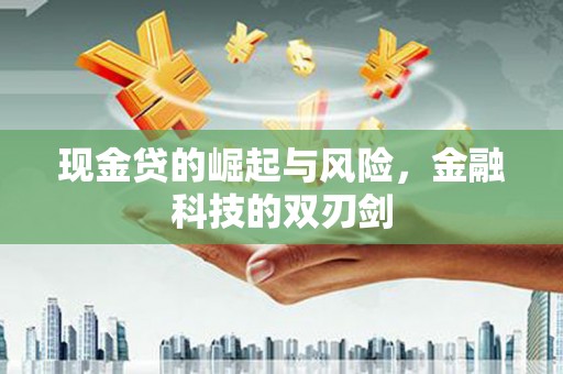 广河现金贷的崛起与风险，金融科技的双刃剑