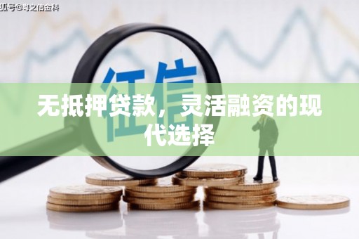 广河无抵押贷款，灵活融资的现代选择
