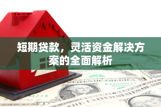 广河短期贷款，灵活资金解决方案的全面解析