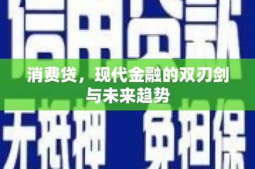 广河消费贷，现代金融的双刃剑与未来趋势