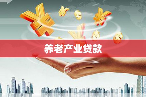 广河养老产业贷款