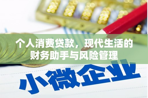广河个人消费贷款，现代生活的财务助手与风险管理