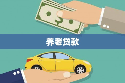 广河养老贷款
