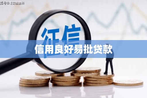 广河信用良好易批贷款