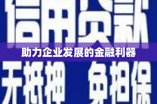 广河助力企业发展的金融利器
