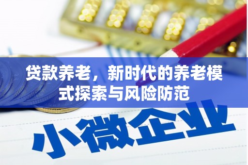 广河贷款养老，新时代的养老模式探索与风险防范