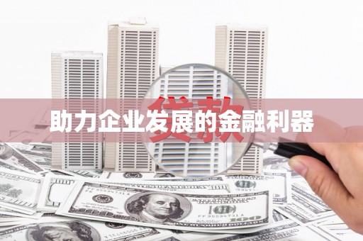 广河助力企业发展的金融利器