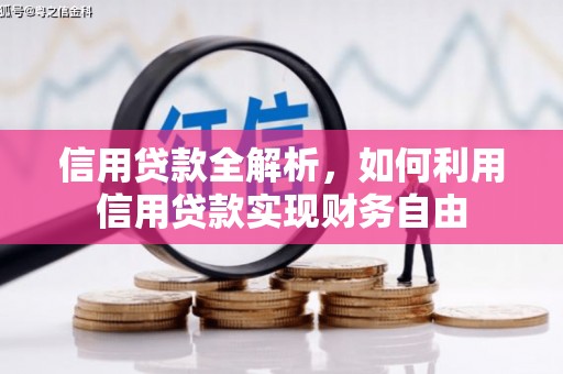 广河信用贷款全解析，如何利用信用贷款实现财务自由