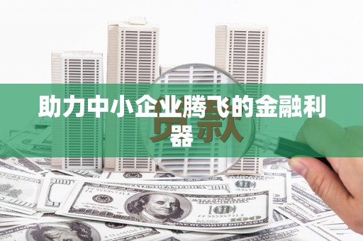 广河助力中小企业腾飞的金融利器