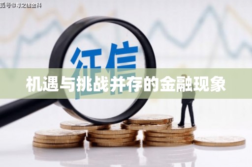 广河机遇与挑战并存的金融现象